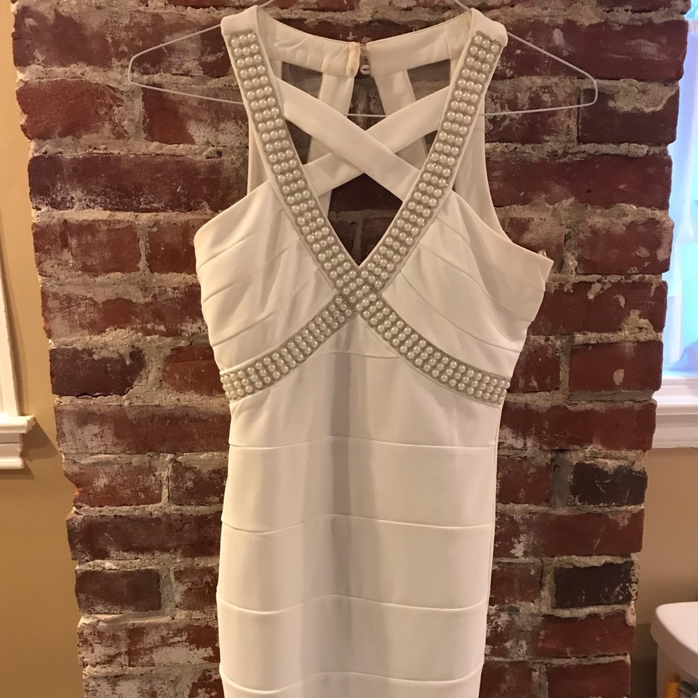 Stunning white mini dress